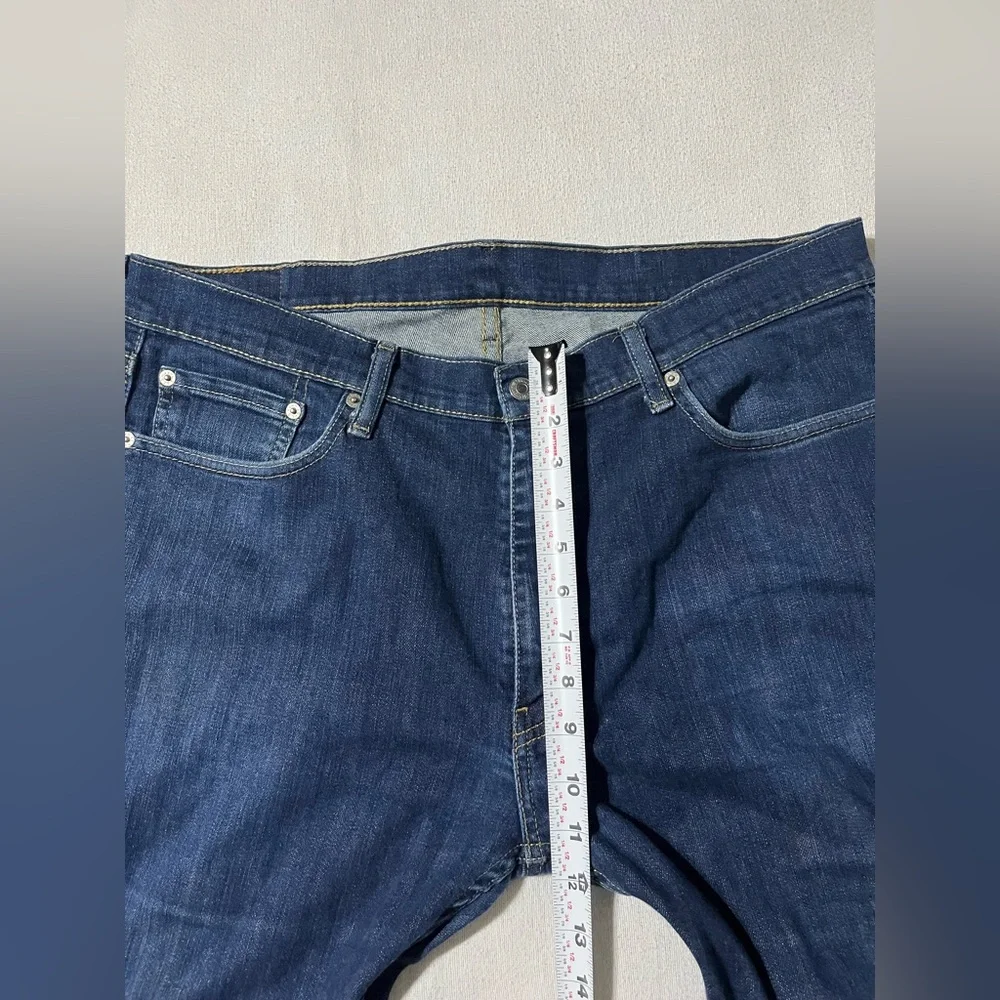 Levis 513 Mens 36x29 Slim Straight Blue‎ Denim Jeans